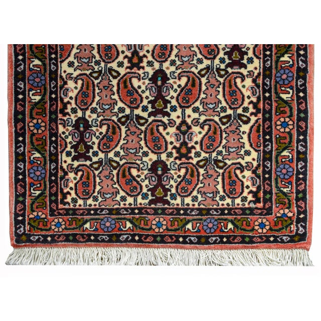 Vintage Petite Bidjar Rug For Sale - Image 4 of 10