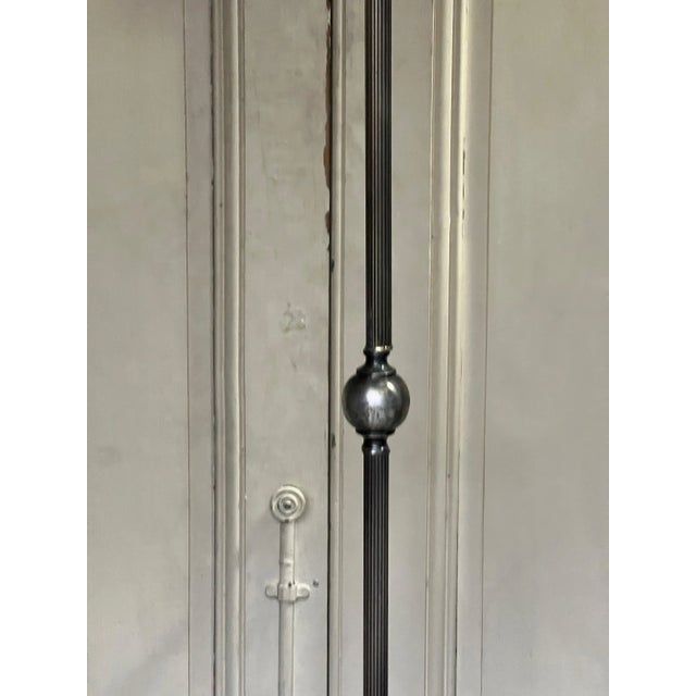 Silver French 1940’s Silver Plated Floor Lamp For Sale - Image 8 of 13