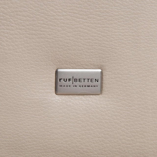 Ruf Veronesse QLX Leather Bed Beige Cream Sand For Sale - Image 9 of 14