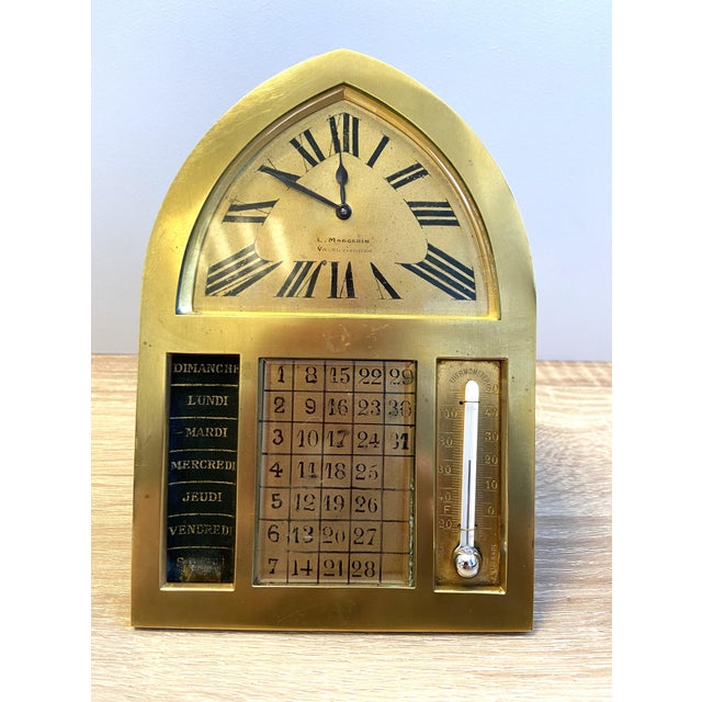 Easel Clock Model Just from Charles Victor Hour, 1935 For Sale - Image 9 of 11