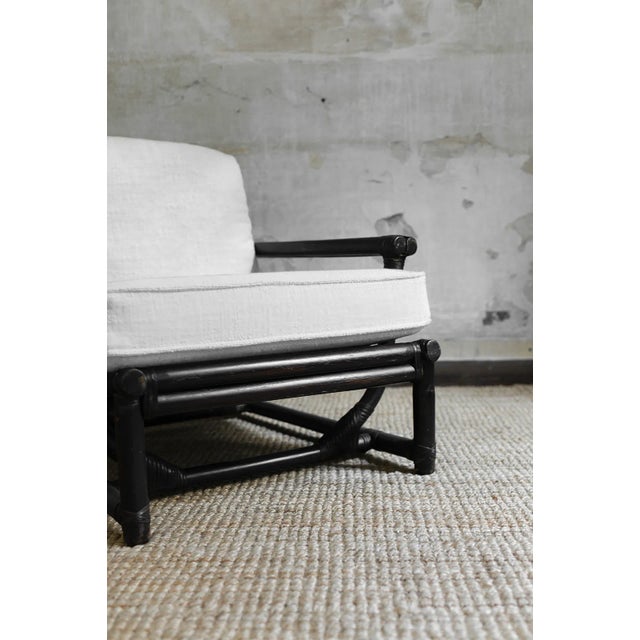 1960s Set of Deep Lounge Chairs by Elinore & Jhon McGuire for McGuire, San Francisco, 1970s For Sale - Image 5 of 7