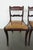 Brown Vintage Regency-Style Side Chairs (Set of 2) For Sale - Image 8 of 18