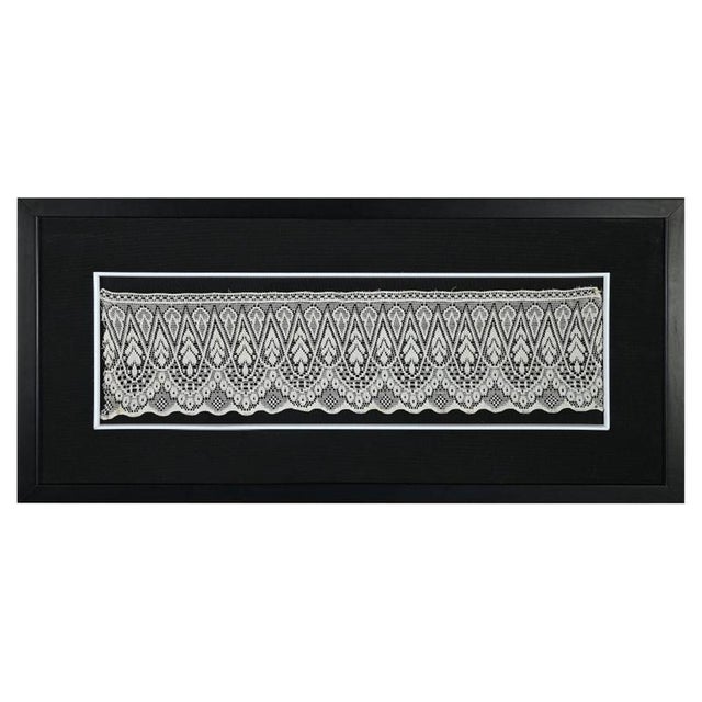 Antique Southern Italian Silk Lace Embroidery, 18th Century For Sale - Image 6 of 6