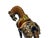 Ceramic Oriental Ceramic Sancai Blue Brown Beige Fengshui Artistic Figure For Sale - Image 7 of 7