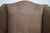 1980s Ralph Lauren Leather Chippendale Wing Chair For Sale - Image 5 of 18