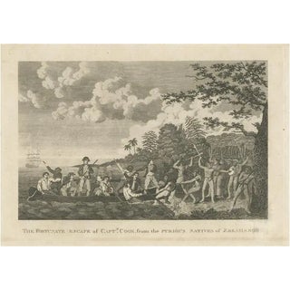Captain Cooks Perilous Departure from Erromango, 1790 For Sale