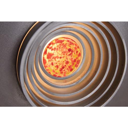 Metal Sculptural Wall Lamp by Angelo Brotto for Esperia, 1970s For Sale - Image 7 of 8