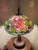 Glass 1920s Authentic Tiffany Peony Design Table Lamp For Sale - Image 7 of 8
