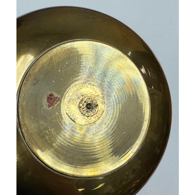 Metal Vintage Sculptural Brass Watering Can For Sale - Image 7 of 7