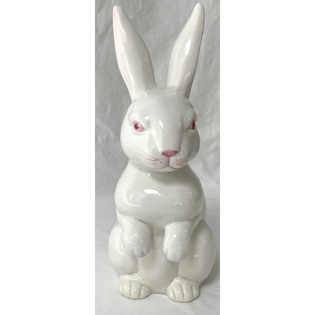Fitz and Floyd Vintage Fitz & Floyd Ceramic Rabbit Figure For Sale - Image 4 of 6