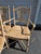 Vintage French Wheat-Sheaf Dining Chairs With Rush Seats - Set of 10 For Sale - Image 9 of 18