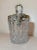Early 20th Century Big Antique Nickel Plate Bronze Crystal Glass Champagne Wine Chiller Ice Bucket For Sale - Image 4 of 16