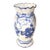 Vintage Blue & White Ironstone Staffordshire Floor Vase For Sale