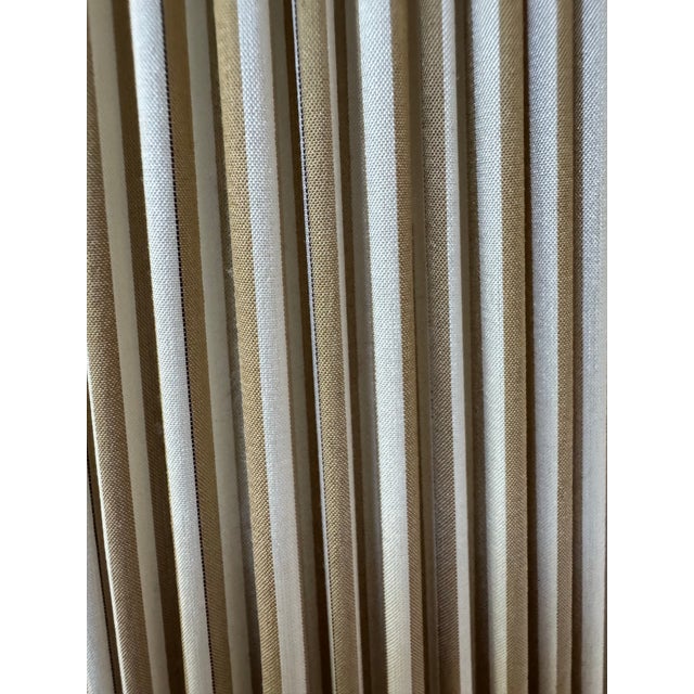 Wood Mid 20th Century Boho Table Lamp With Custom Shade For Sale - Image 7 of 11