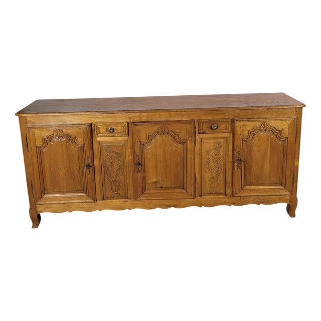Large Sideboard in Light Cherrywood, 1890s For Sale