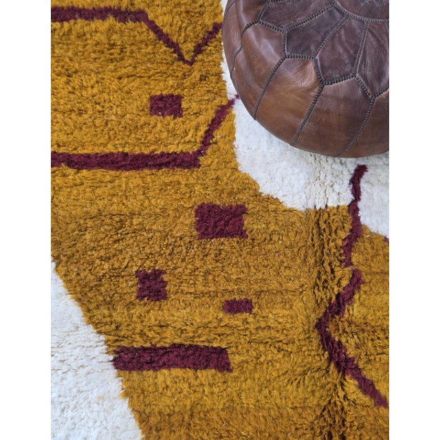 Abstract Moroccan Area Rug - 8.1 X 6 Ft For Sale In Cleveland - Image 6 of 8