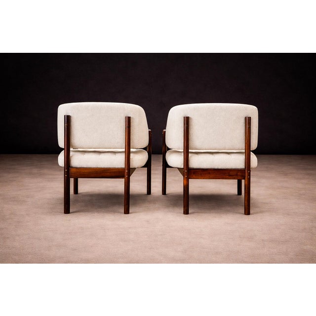 Pair of “Senior” Armchairs in Rosewood, Jorge Zalszupin, 1960s For Sale - Image 13 of 16