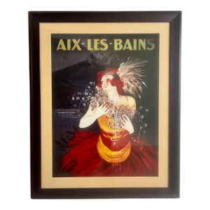 Leonetto Cappiello “Aix-Les-Bains” Poster Print, Framed 1921