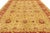 Textile Modern Handmade Wool Rug in Gold With Floral Design For Sale - Image 7 of 9