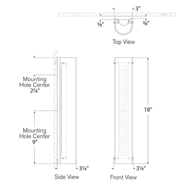 Modern Barbara Barry for Visual Comfort Signature Penhold 18" Bath Light in Polished Nickel with White Glass For Sale - Image 3 of 5