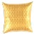 Gold, Leather, Decorative Pillow, Cushion, Living Room For Sale
