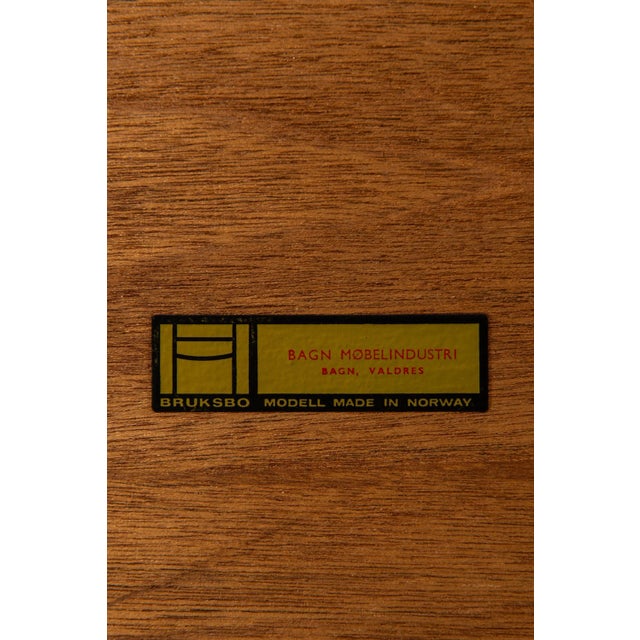 Rosewood Magazine Rack by Rolf Hesland for Bruksbo, Norway, 1960s For Sale - Image 6 of 7