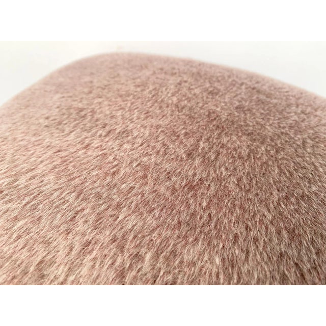 Custom-Made Lilac Mohair Pillow For Sale - Image 9 of 10