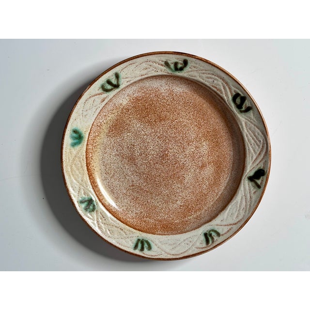 Studio Ceramic Plate by Helma Klett, Germany, 1980s For Sale - Image 9 of 9