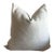 100% Belgian Linen and Wool Pillow With Hidden Zipper and Down Feather Insert For Sale