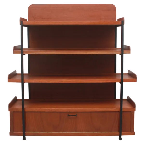 Shelf / Room Divider in Teak, 1955 For Sale