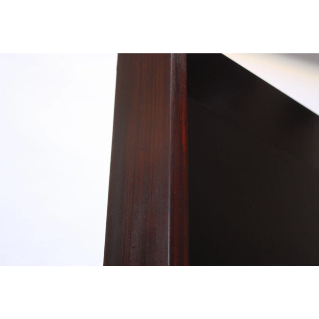 Black Large Peter Pepper Wall-Mounted Magazine Holder in Rosewood For Sale - Image 8 of 13