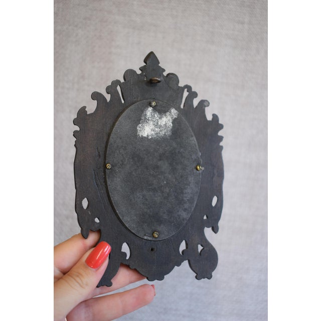 Antique Victorian French Black Photo Frame For Sale - Image 16 of 17