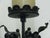 Metal 19th Century Large Pair Historic Chateau Iron Candelabra - a Pair For Sale - Image 7 of 9