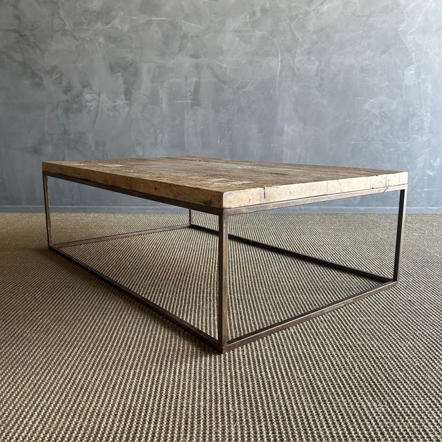 2000 - 2009 Brickmaker Coffee Table 57" For Sale - Image 5 of 10