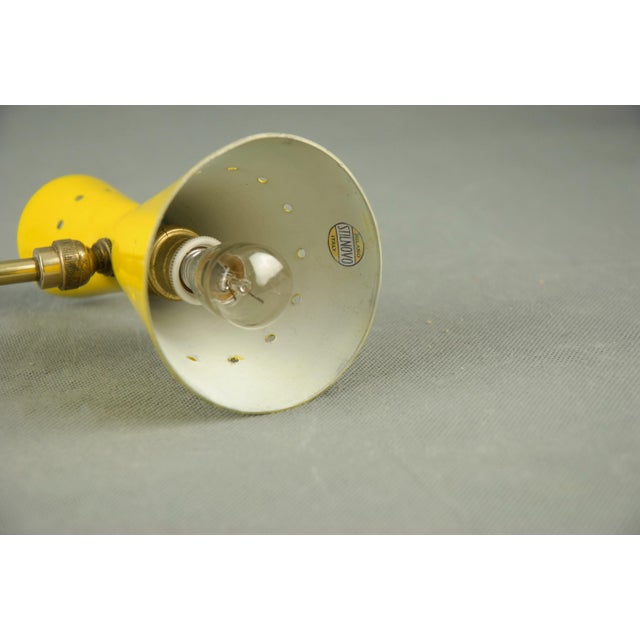 Metal Mid-Century Modern Italian Table Lamp from Stilnovo, 1950s For Sale - Image 7 of 12