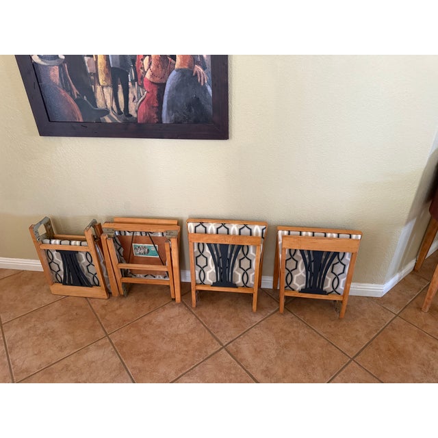 Mid-Century Modern 1960s Mid Century Modern Leg O Matic Folding Chairs For Sale - Image 3 of 5