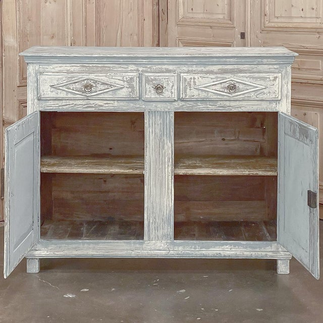 Late 18th Century 18th Century Swedish Gustavian Period Painted Buffet For Sale - Image 5 of 18