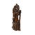 Religious Legendary Sage Damo Bodhidharma on Pine With Crane Wood Art Figure For Sale - Image 3 of 9