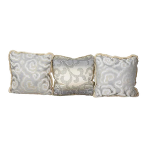 3 Custom Made Down Filled Throw Pillows