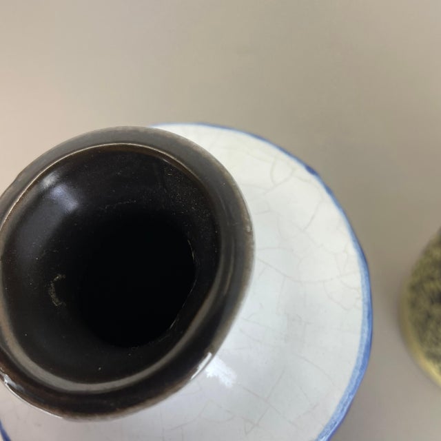 Fat Lava Ceramic Pottery Vase from Veb Haldensleben, GDR Germany, 1970s For Sale - Image 9 of 18