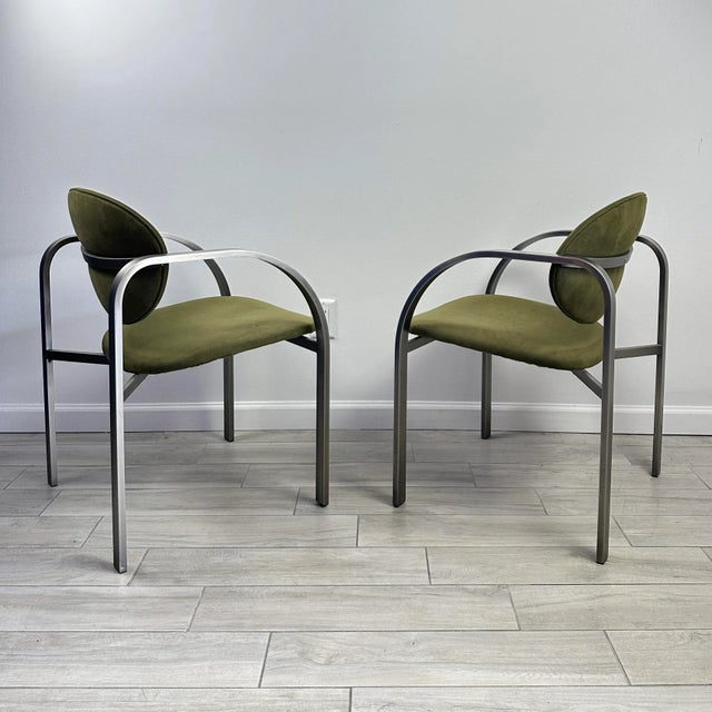 Postmodern Design Institute of America Postmodern Side Chair- A Pair For Sale - Image 3 of 13