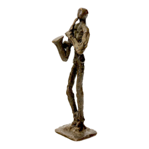 Contemporary Bronze Jazz Musician Figure
