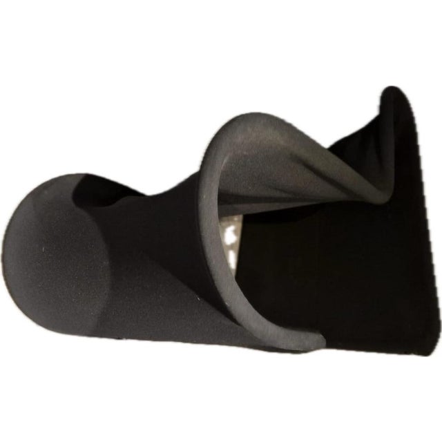 1980s Black Tormentia Lounge Chair by Enrico Cesana for Busnelli, 1970 For Sale - Image 5 of 8