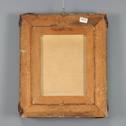 Waiting Scene on the Seaside, Oil Painting, Framed For Sale - Image 11 of 12