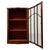 Art Deco Style Figured Walnut Display Cabinet, 1900s For Sale - Image 3 of 11