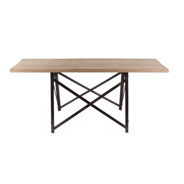 French Narrow Trestle Table Chairish
