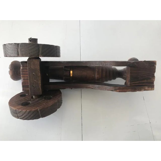 Decorative Carved Wooden Cannon,1950s For Sale - Image 16 of 17