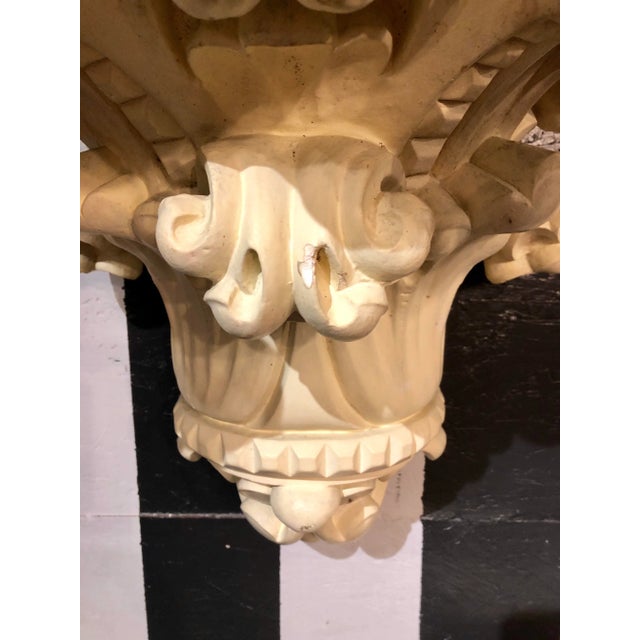 Antique White French Terra-Cotta Console For Sale - Image 8 of 11