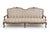 Tan Mid 20th Century Louis XV Style Upholstered Sofa For Sale - Image 8 of 12