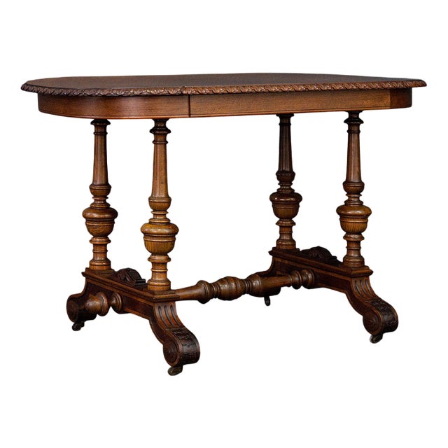 Wilhelminian Walnut Coffee Table For Sale